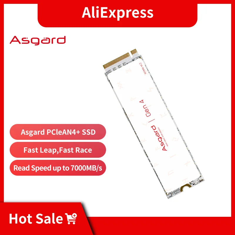  Asgard M.2 SSD NVME PCIe AN4+ 512GB 1TB 2TB Solid State Drive 2280 Internal Hard Disk for Laptop Cache 