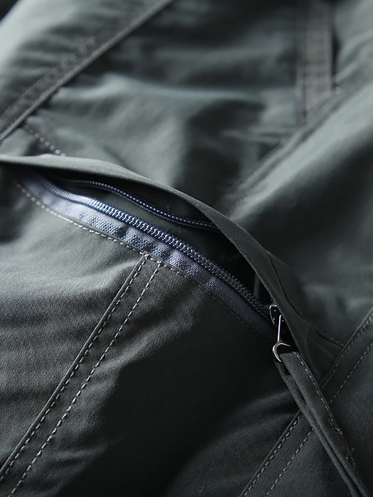 Men's Loose Large Size Outdoor Workwear Pants Windproof Waterproof Soft ell Trousers Casual Long Pants Autumn Winter