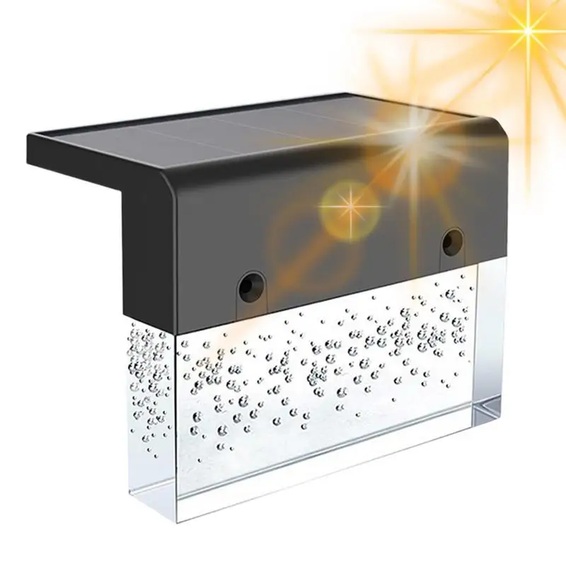 

Colorful Solar Lights Waterproof Outdoor Lights IP65 Garden Decoration Wall Lamps Step Deck Lights Lamps Garden Lighting Fence
