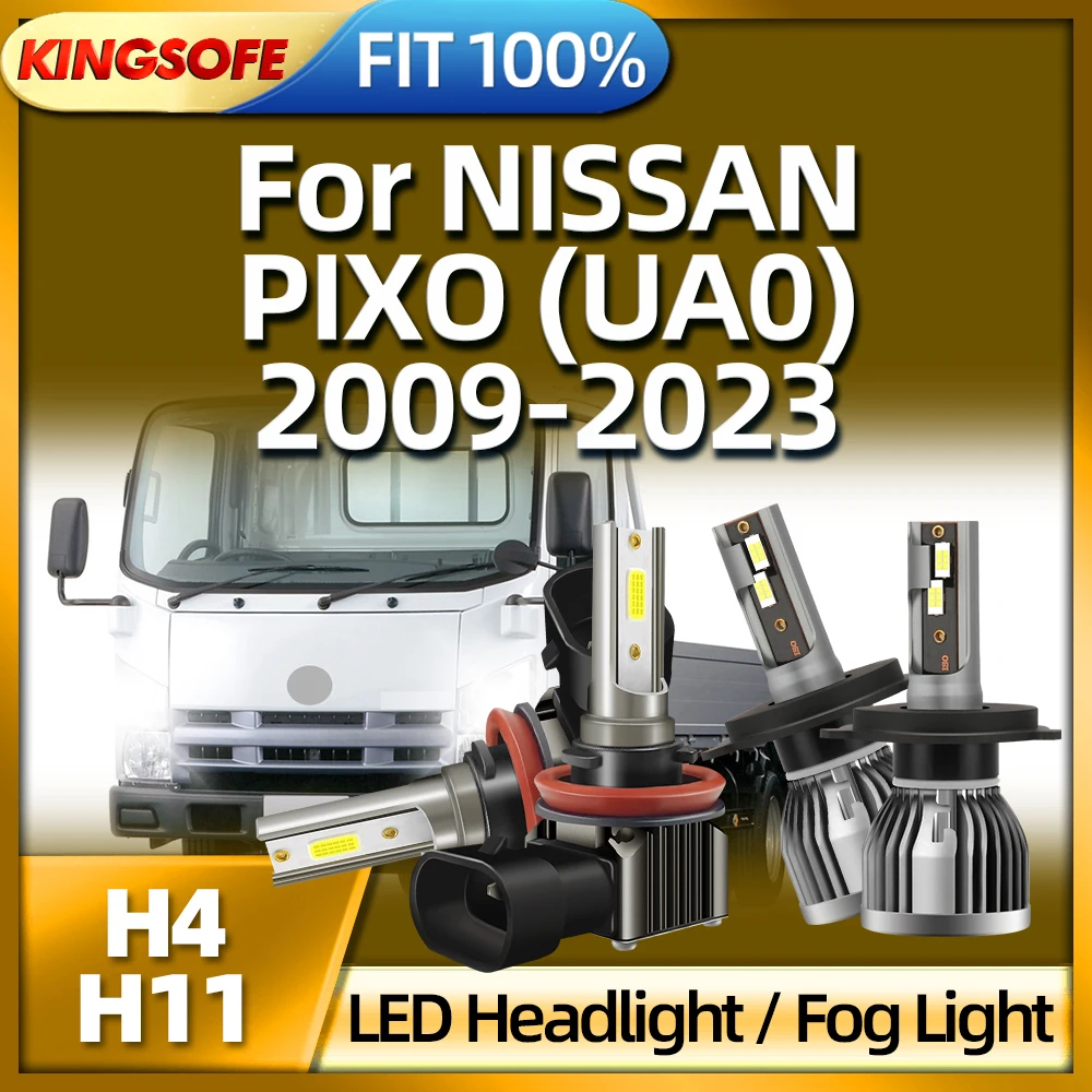 

KINGSOFE 110W LED Lamp Bulbs H4 H11 Lamp Auto Light For NISSAN PIXO 2009 2010 2011 2012 2013 2014 2015 2016 2017 2018 2019-2023