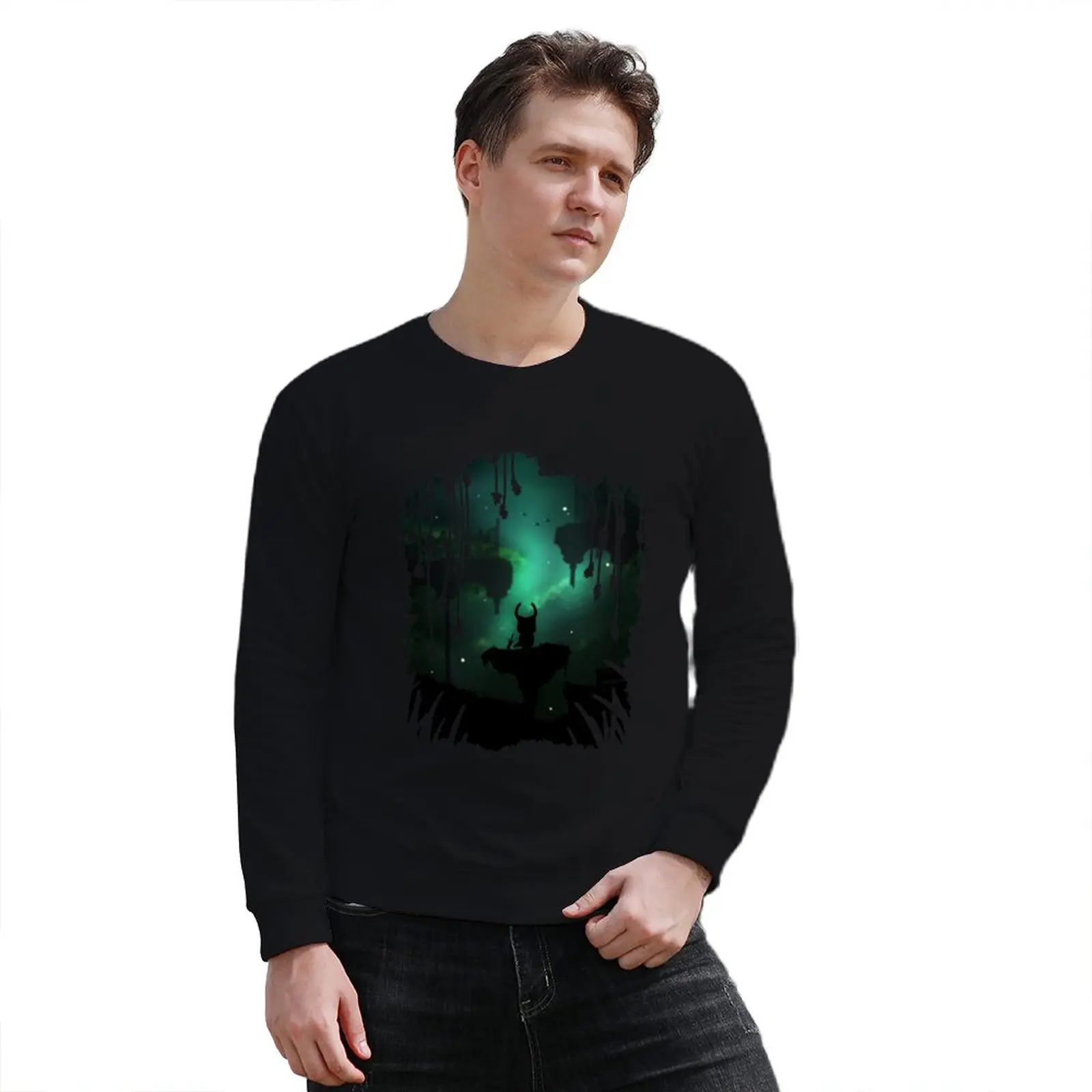 New The Greenpath Sweatshirt mens clothing men clothing autumn clothes new sweatshirt