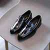Children's Leather Shoes Fashion British Style Boy School Performance Low-heeled Versatile Kids Wedding Pointed Toe Single Shoes 3