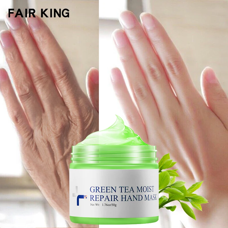 Hand Mask Green Tea Wax Mask Moisture Beauty Health Anti-aging hand cream