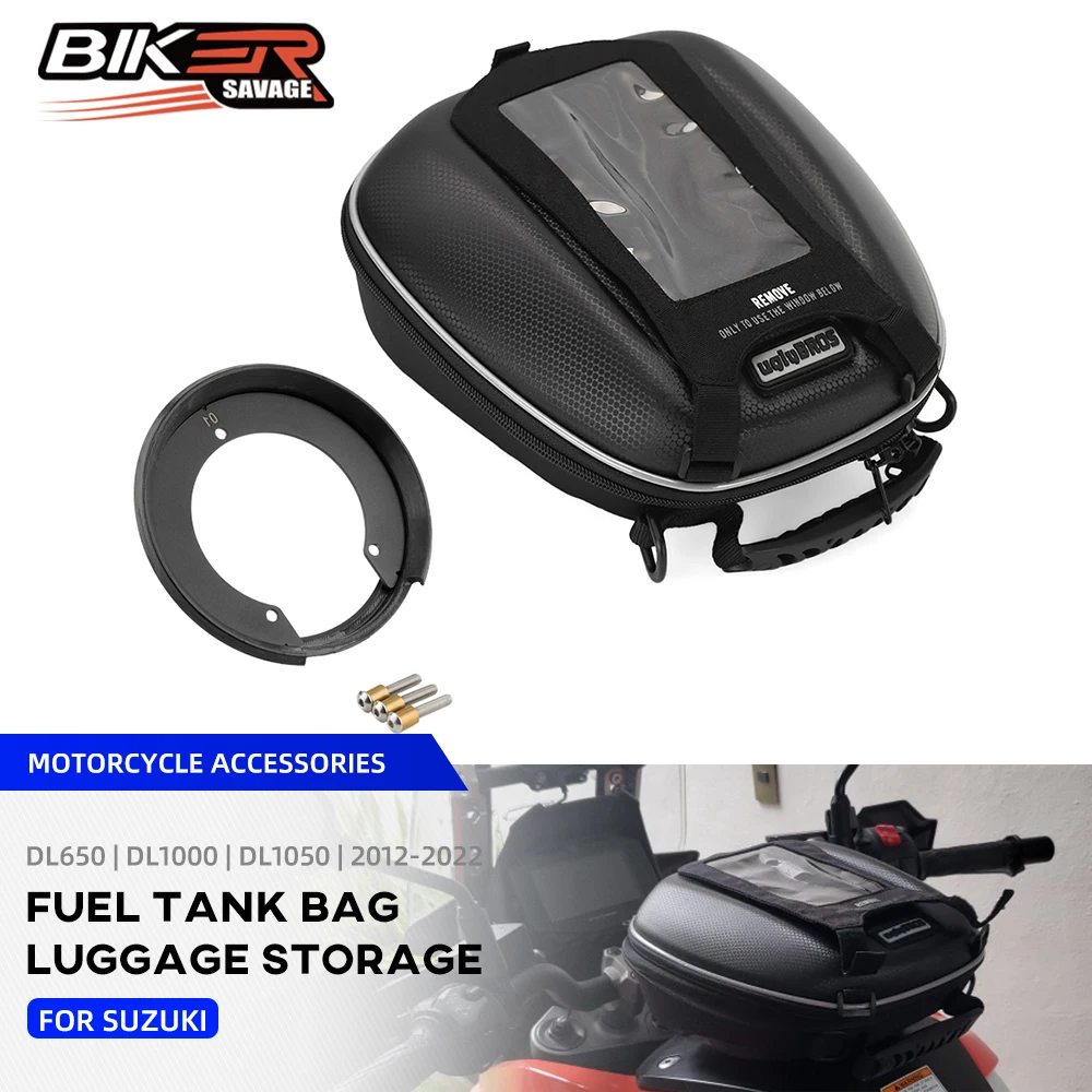 Saddle Tank Bag For SUZUKI DL650 DL1000 DL1050 XT VStrom Motorcycle