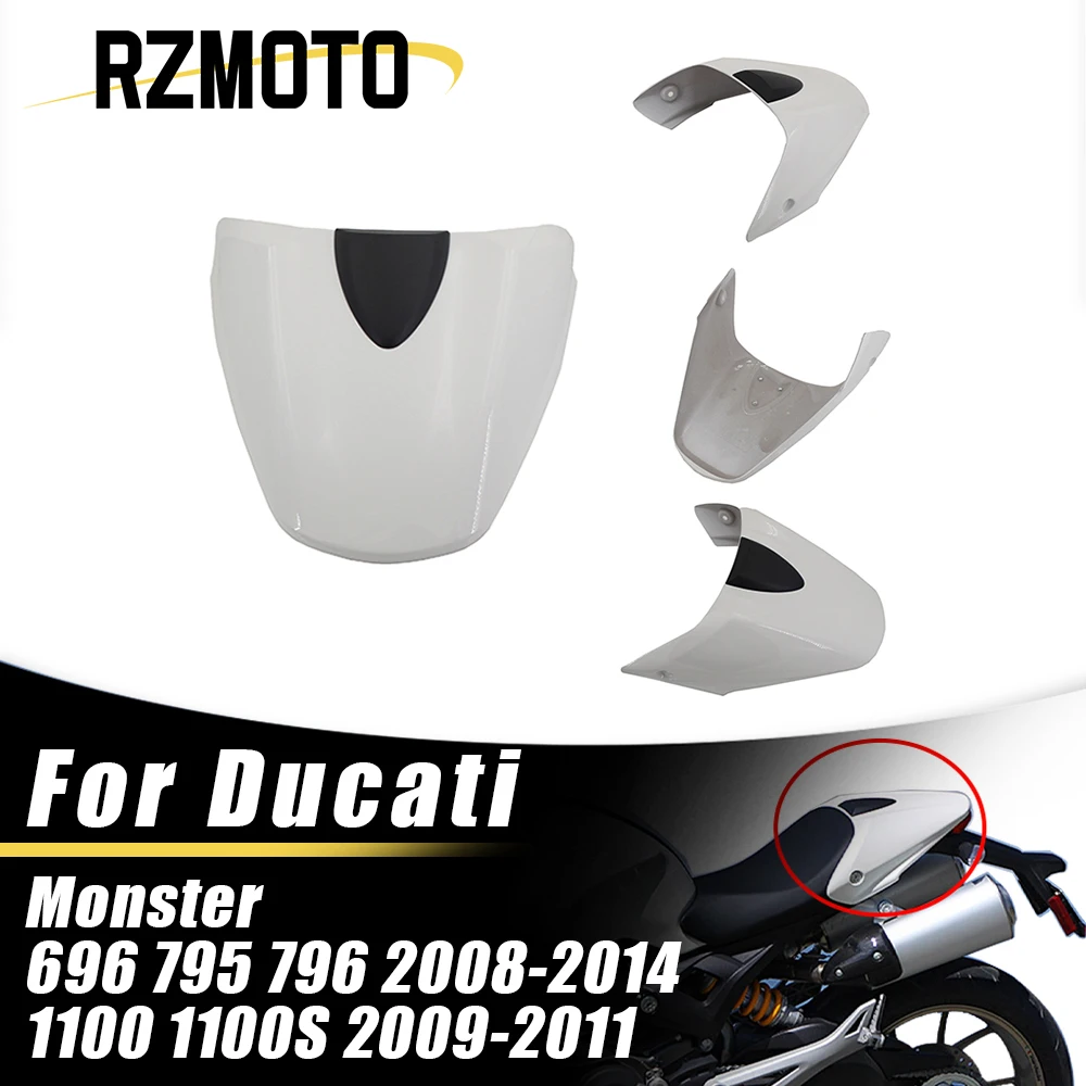 

For Ducati Monster 696 795 796 08-14 1100/1100S 09-11 Motorcycle Shock Absorption Rear Passenger Pillion Seat Cover Fairing Cowl