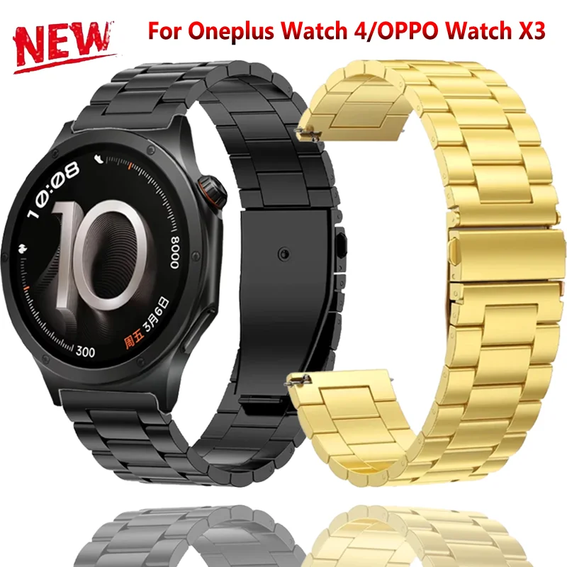 Enhanced Metal Strap for Smartwatches - 18mm 20mm 22mm, Comfortable Replaceable Wristband