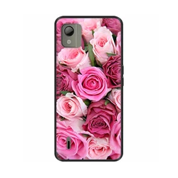 Premium Black Silicone Shockproof Phone Case Cover for Nokia C110 (00001)