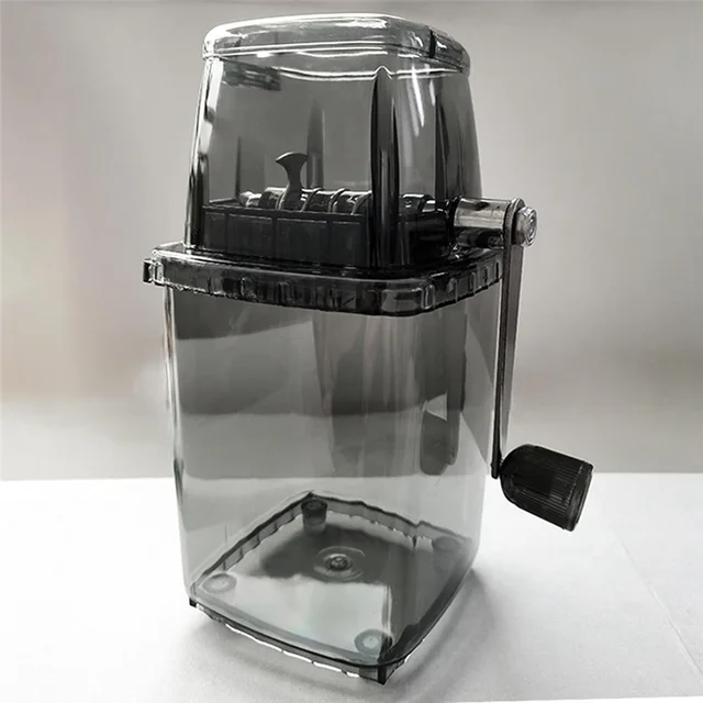 A24F-Household Manual Ice Crusher Transparent Multi-Purpose Hand Shaved Ice Machine, Shaved Ice Machine 4