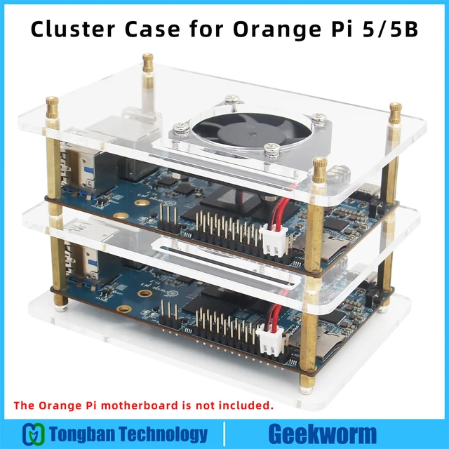 GeeekPi Orange Pi 5 Orange Pi 5B Low-Profile ICE-Tower CPU RGB LED Light  Cooling Fan Radiator - AliExpress