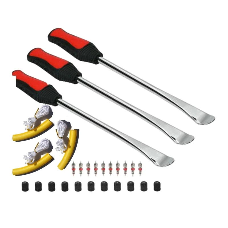 

68UF Motorcycle Bicycles Tire Changing Levers Auto Spoon Tire Kits Tire Changing Tool