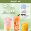 Self Dispensing Nugget Ice Maker Countertop, 56 Lbs/24H Soft Chewable Ice, Pebble Ice Maker with Self-Cleaning, One-Button 6