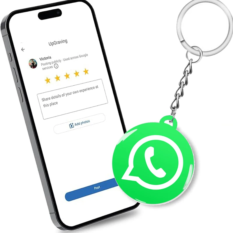 Smart Google Review Tap Keychain for Instant Customer Feedback for Direct Google Reviews 6