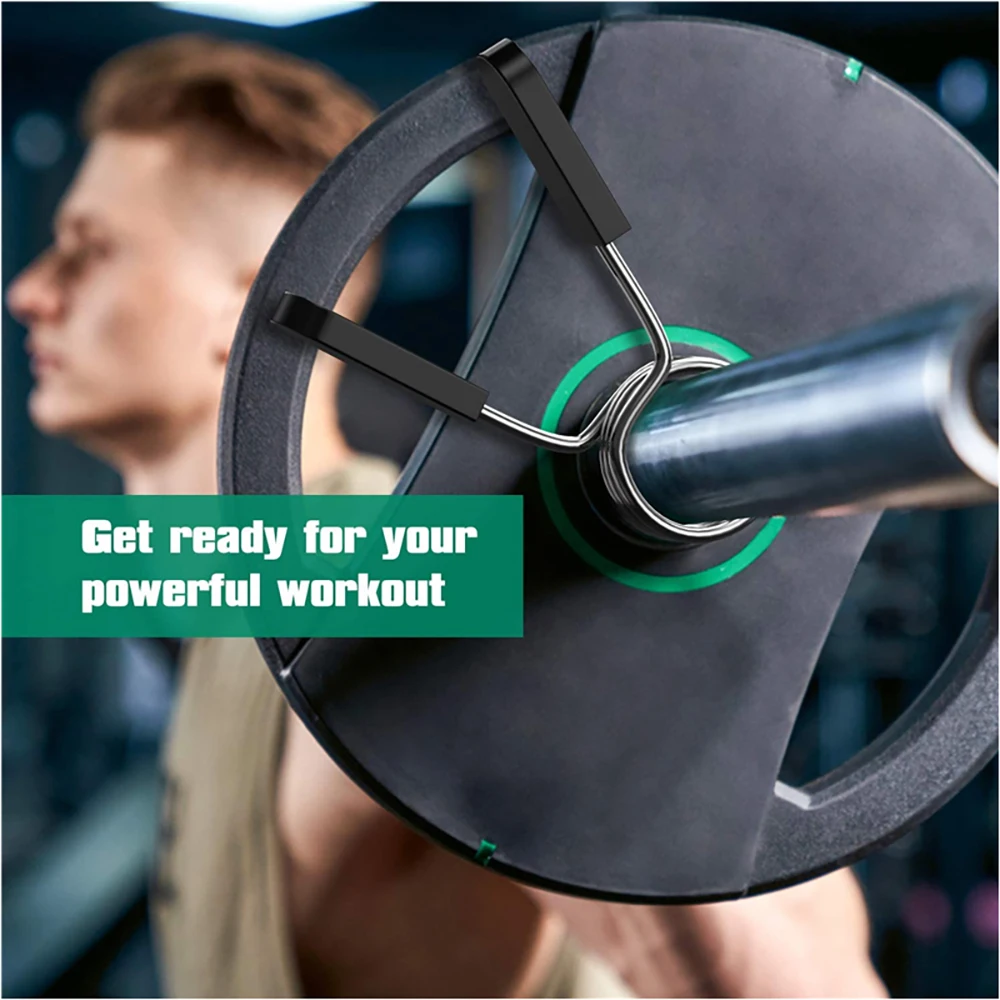 Morsetti Per Bilanciere A Molla - Set Da 6 Pezzi In Acciaio Inox Per Sollevamento Pesi - Foto 3