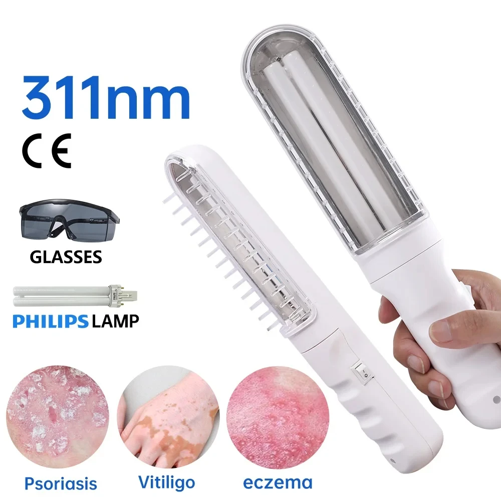 Uvb Lamp Physical Therapy Equipment Narrowband Phototherapy Lamps Medical Light Source UV Led 311nm Uvb Vitiligo