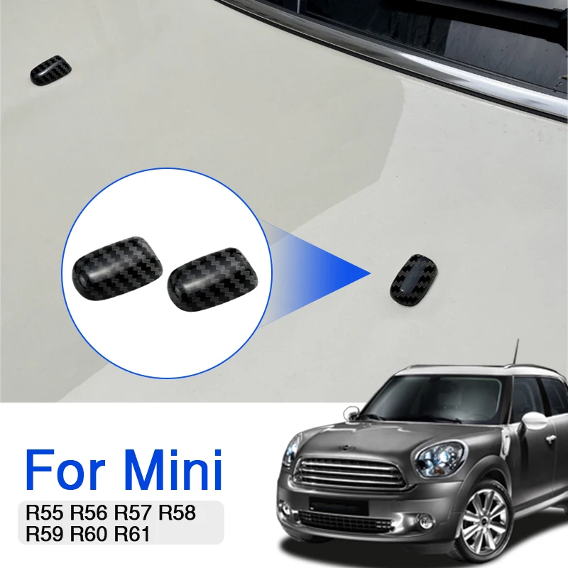 MINI Autospiegelhoezen voor de Zijspiegels, Achteruitkijkspiegelhoes voor Mini Cooper One/D/SD/S/JCW F54 F55 F56 F57 F60 2020-2022 (Union Jack Grijs, F-serie met lichtgat