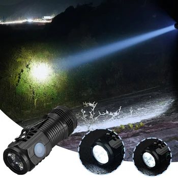 Hat Clip Light USB C Rechargeable with Clip Hands-Free Flashlight IPX4 Waterproof 3 Light Modes for EDC Camping Hiking Emergency 6