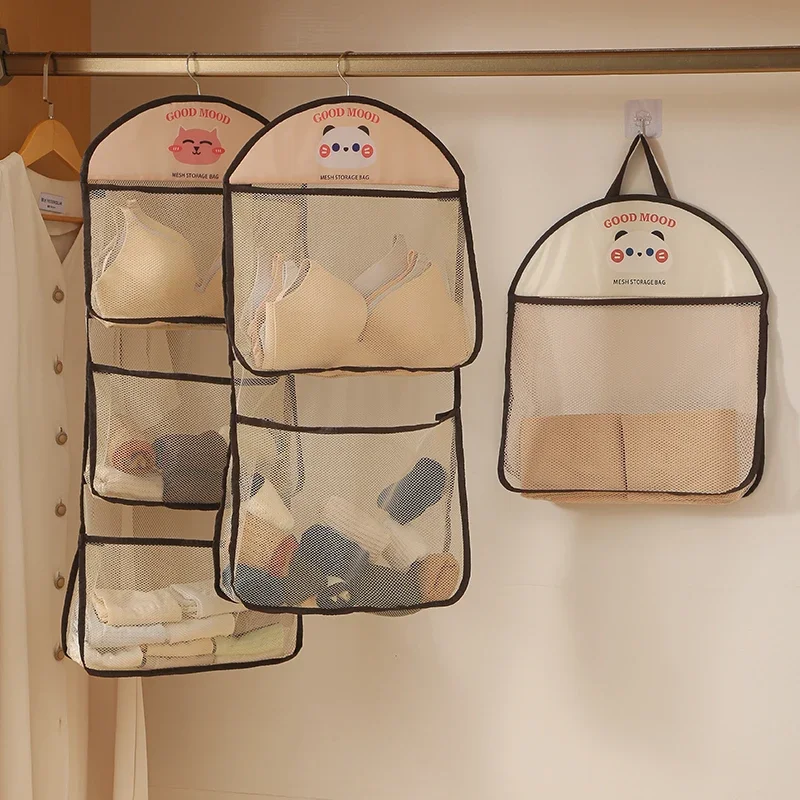 Hanging Organizer Clothes Storage Box Closet Organizer For Socks Bra Underwear Jeans Pants Hanging Bag Clothing Organization