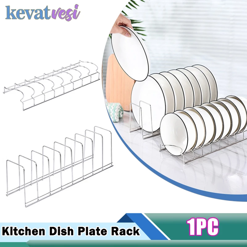 Kitchen Dish Rack Stainless Steel Plate Rack Kitchen Organizer Dish Pan