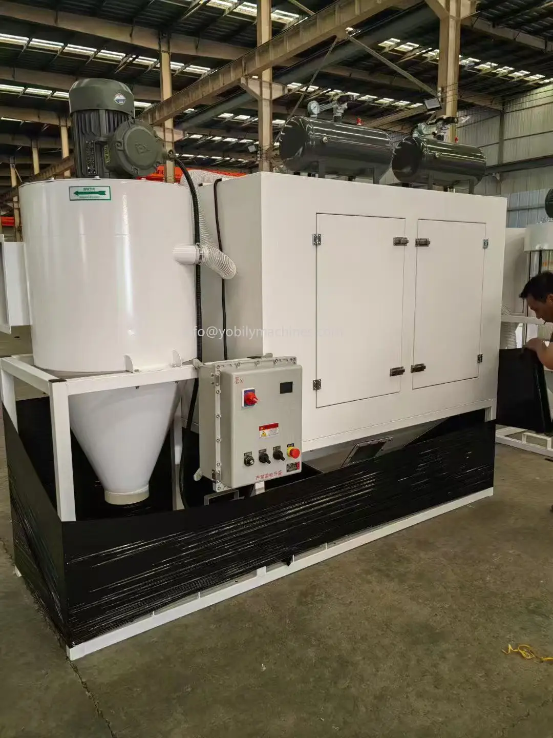 FS1500 20HP 15KW High Vacuum Industrial Cyclone Dust Collector - Image 3