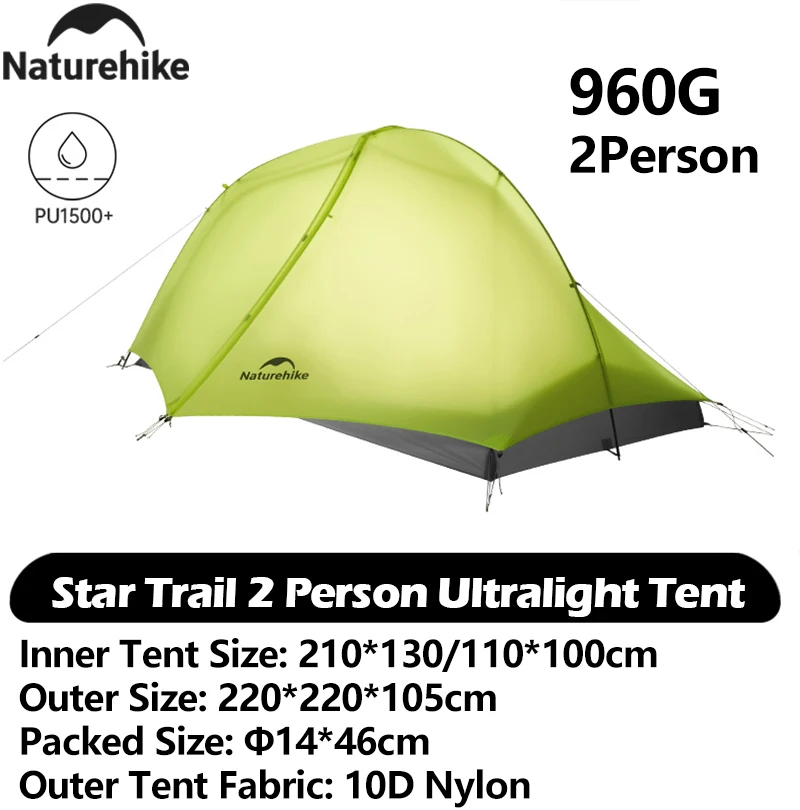 Naturehike 2025 New Star River EXT Ultralight 2Person Hiking Tent