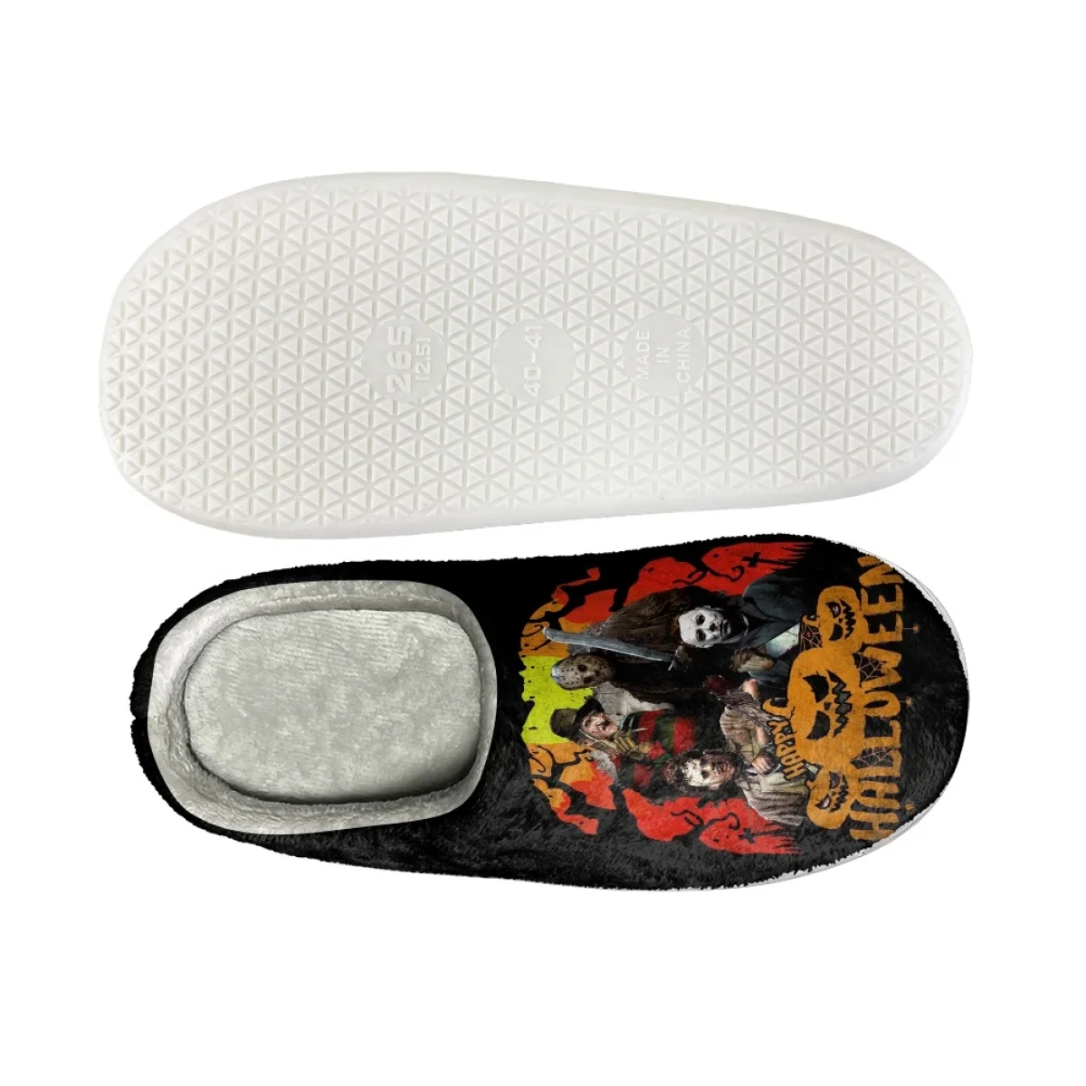 Autumn Winter Women's Cotton Slippers Halloween Themes Casual Home Slippers Print On Demand Indoor Cozy Footwear Zapatos Mujer