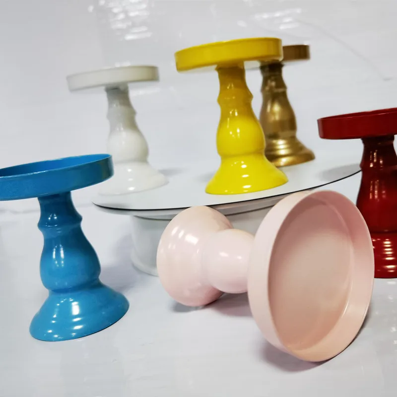 Mini Cake Stand Home party Wedding Desktop Cupcake Dessert Decorat wrought tray dessert cake stand