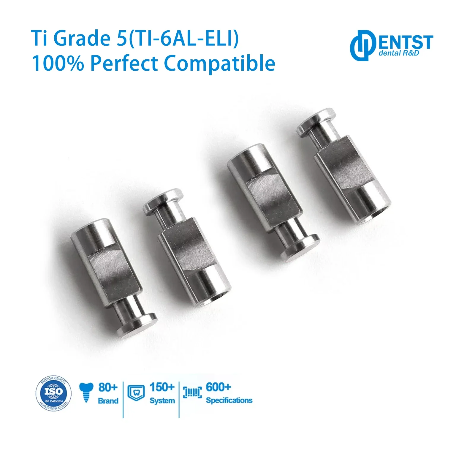 OSSTEM Dental Accessories Analog Plaster Fixture Open Tray Closed Rod Transfer Coping Abutments for DENTIUM