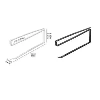 Paper Roll Holder Towel Rack Cling Film Storage Rack Bathroom No Punching Storage Rack Hanging Shelf Kitchen Tissue Accessories 6