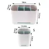 Toothbrush Holder Storage Rack Shaving Makeup Brush Electric Teeth Brush Toothpaste Organizer Holder Case Bathroom Accessories 6