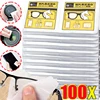 10/100PCS Individual Packing Cleaning Cloth Portable High Quality Glasses Cleaner Eyewear Cloth Len Phone Screen Cleaning Wipes 1