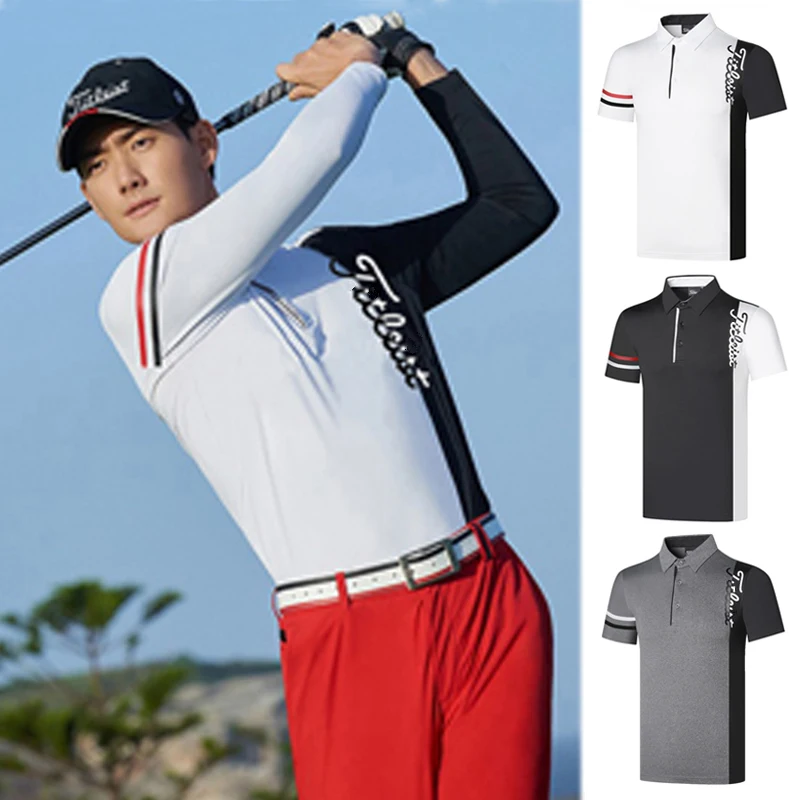 Men's Golf Clothing Summer Men's Golf Shirts Men's Golf Tops Polo