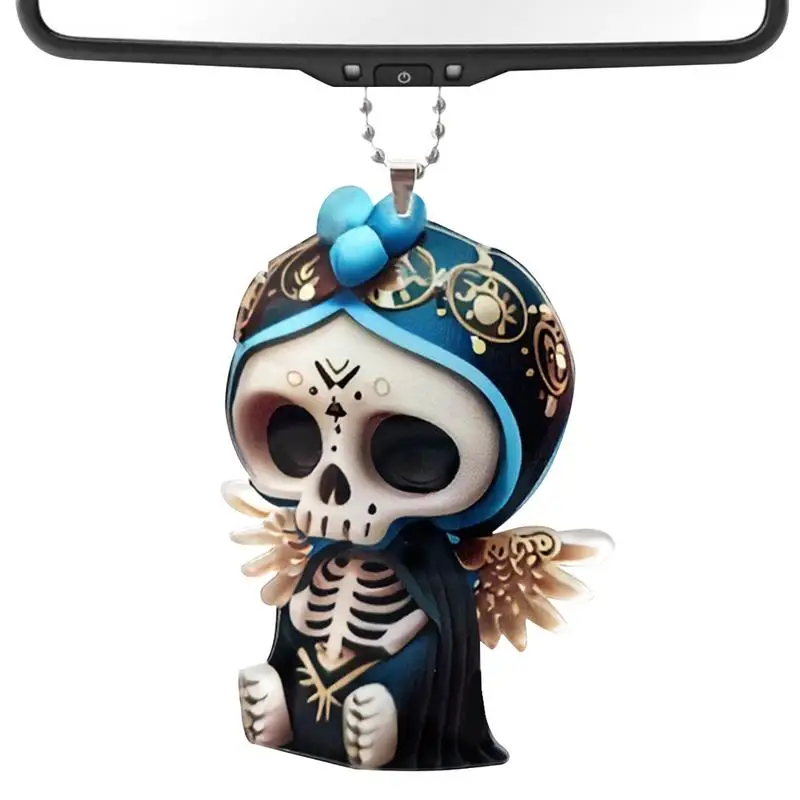 

Skeleton Figurines Super Cool Hand Crafts Statue Skull Halloween Skull Horrible Ornaments For Home Desk Decor Car Display