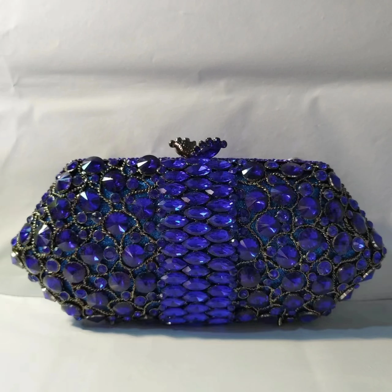 Royal Blue Pures Clutch Purse for Women Evening Bag Party Rhinestoe Wallet  Beaded Bridal Wedding Crystal HandBag (773Blue): Handbags: Amazon.com