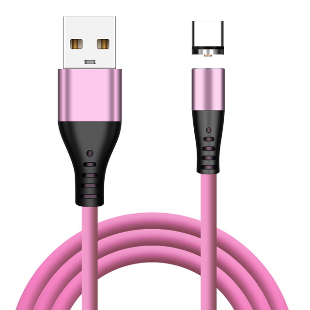 Liquid Silicone Magnetic Charging Cable Micro USB Type C for Samsung Xiaomi Huawei Magnetic Cable For iPhone 11 12 Pro