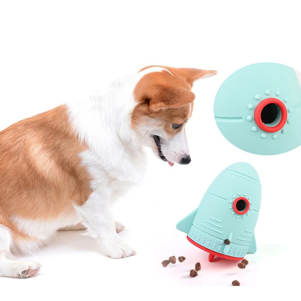 

Silicone Treat Leaking Ball Dog Toys Food Dispensing for Aggressive Chewers Pet Dogs Puppy Interactive Training Slow Feeder Toy