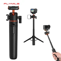 Flymile Action 6 Extendable Tripod Selfie Stick With Quick-release Base for DJI OSMO Action 6 Accessories Vlog Handle