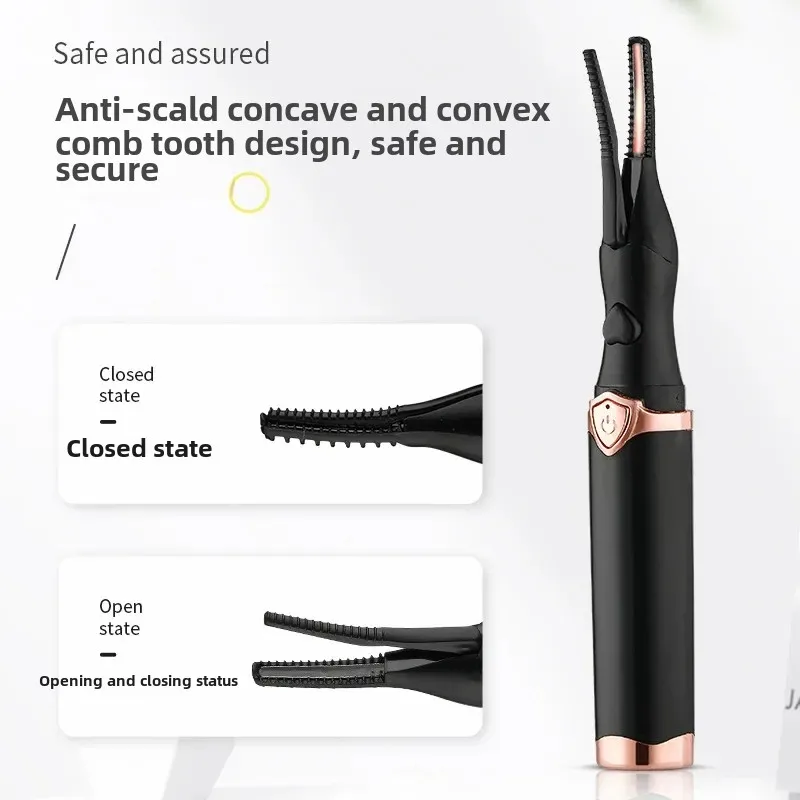 Eyelash Curler Electric Eyelash Curler Electric Heating Long-lasting Shaping Intelligent Temperature Control Portable and Not Harmful Makeup