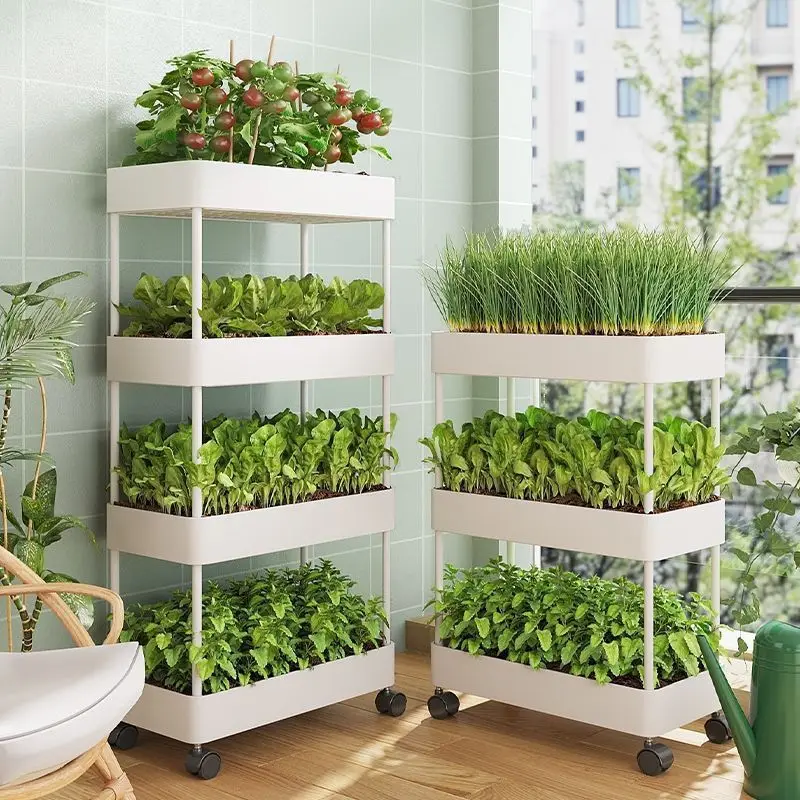 Gvblkq Soporte Para Plantas, Estante Multicapa Para Maceta, Organizador