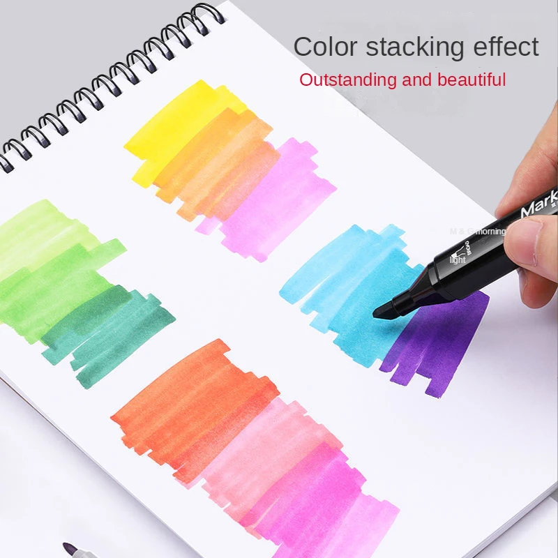 Color Markers Alcohol Felt Pen Manga Sketching Markers Dual Brush Art  Supplies