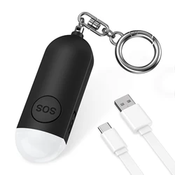Self Defense Women Alarm 130dB Girl Security Protect Alert Personal Safety Scream Loud Keychain Emergency Alarm