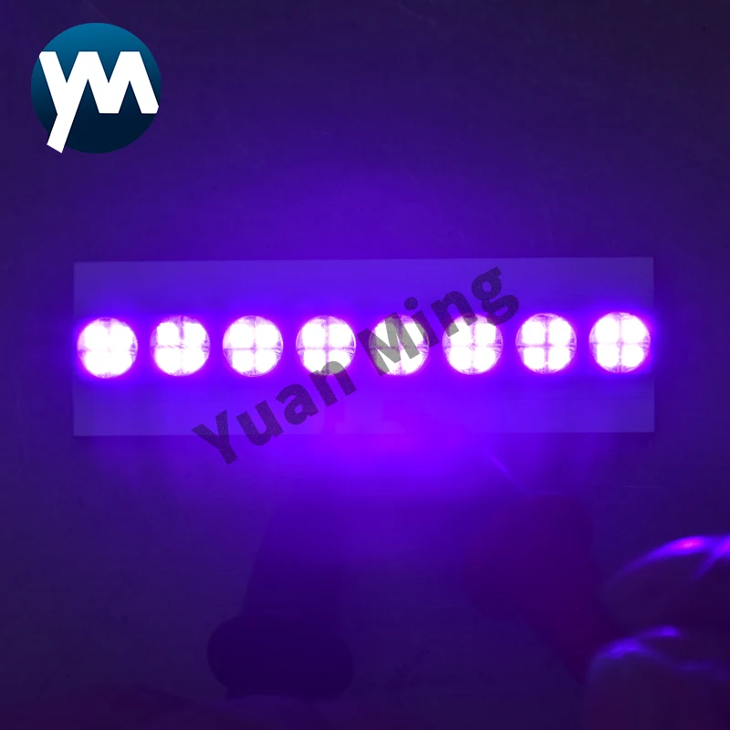 80W UV LED Module uv lamp 365nm 385nm 395nm uv 405nm UV LED Curing LAMP For Print Ink Glue Resin Ultraviolet Drying Light PCB