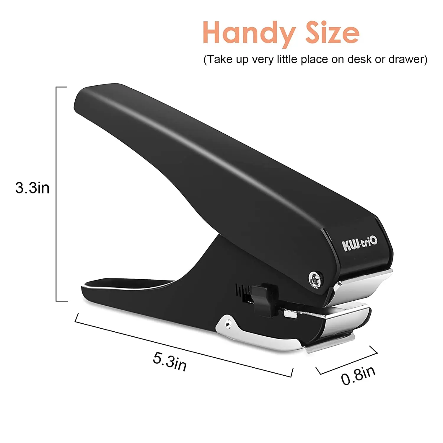 Paper Punch Hole Punching Tools Premium Metal Oval Single Hole Punch Durable Ellipse Hole Punch 4*15mm oval hole paper puncher