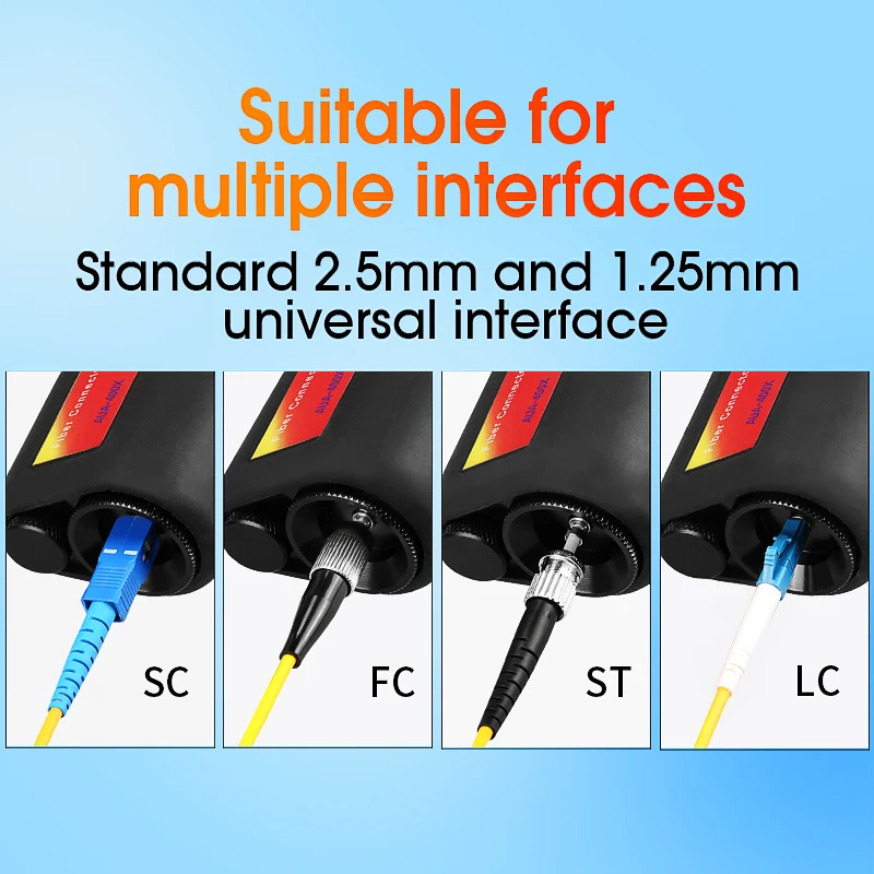 Handheld AUA-400X Fiber Optical Inspection Microscope LED Illumination Anti Slip Rubber