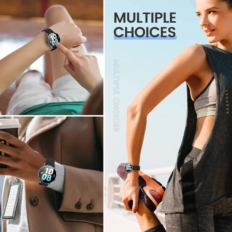 Premium Full Cover Protective Watch Case - Soft TPU Plating with Screen Protector and Anti-fall Design