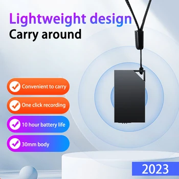 1.18-inch Ultra Mini Voice Recorder Intelligent Voice Recognition Digital Audio Espiar One Touch Recorder Noise Cancellation MP3