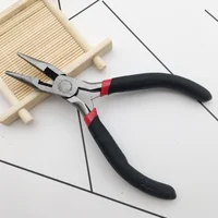 Mini Pliers Diagonal Pliers Round Bent Needle Nose Cutter Handcraft Beading Insulated Plier For DIY Small Jewelry pliers tools 2