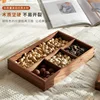 Solid wood desktop sundry coffee table office key storage box Jewelry cosmetics stationery organizer box tray 3