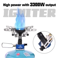 Outdoor Camping Gas Burner Outdoor Stove 3300W with igniter Camping Equipment Portable Tourist  Survival Bushcraft Kitchen