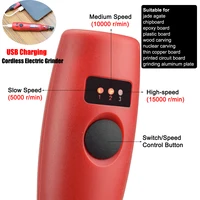 NEWACALOX USB Charging 10W Cordless Variable Speed Rotary Tools Kit Mini Engraver Pen 26 Accessories for Milling Polishing 2