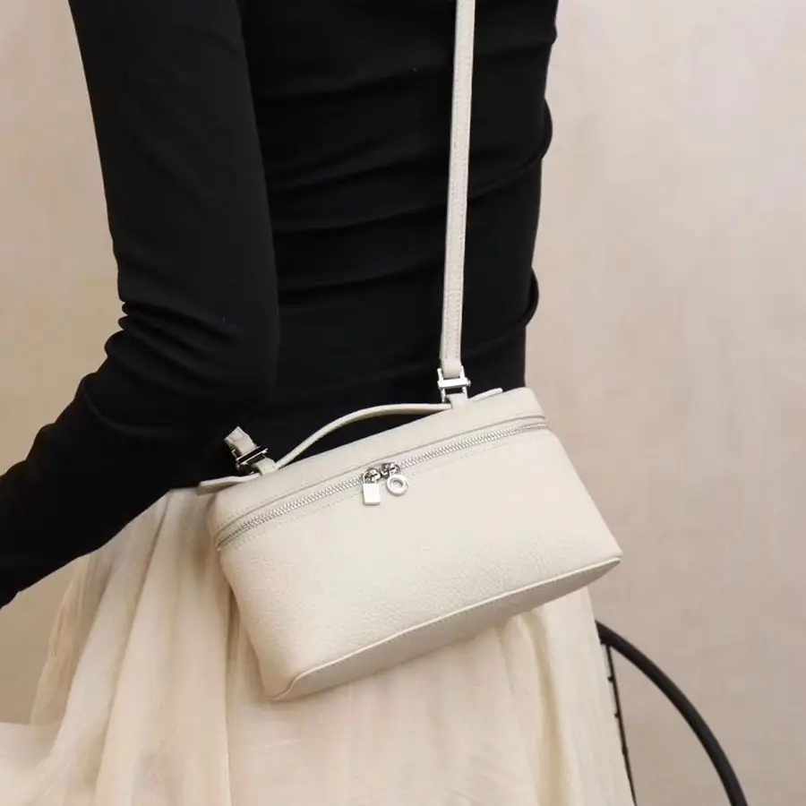 Wholesale Luxury Designer Ostrich Skin Women Purses Handbags Genuine Leather Fashion LP Messenger Bags Carteras Para